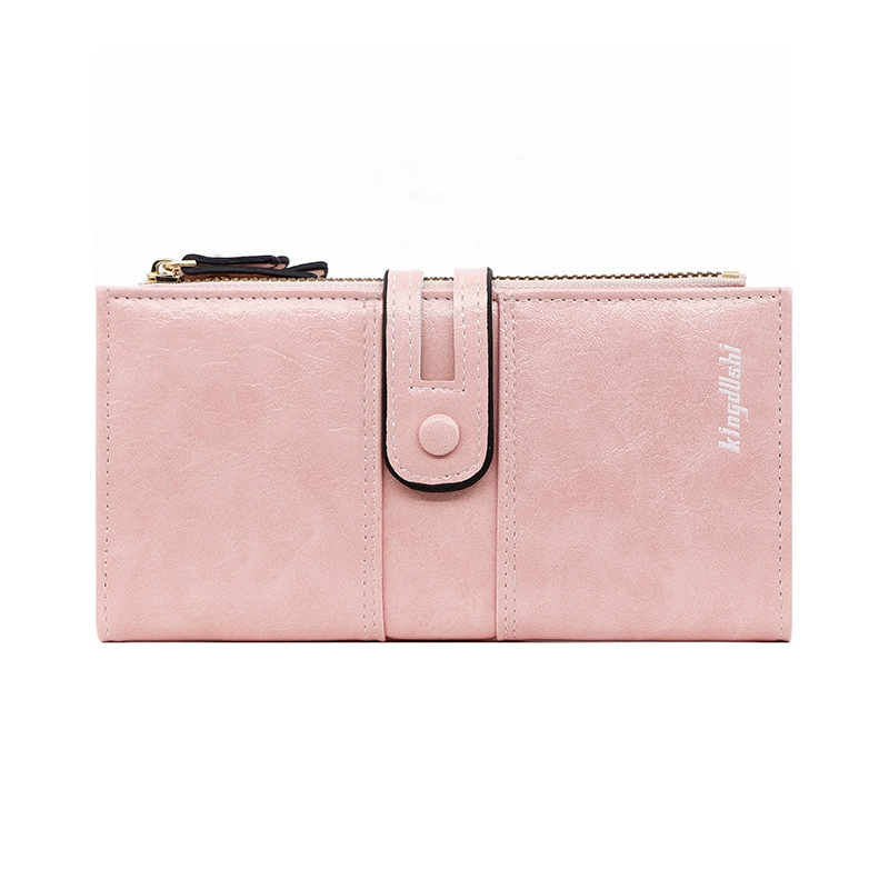 Long wallet, polyurethane capacious small clutch bag, Korean style, wholesale