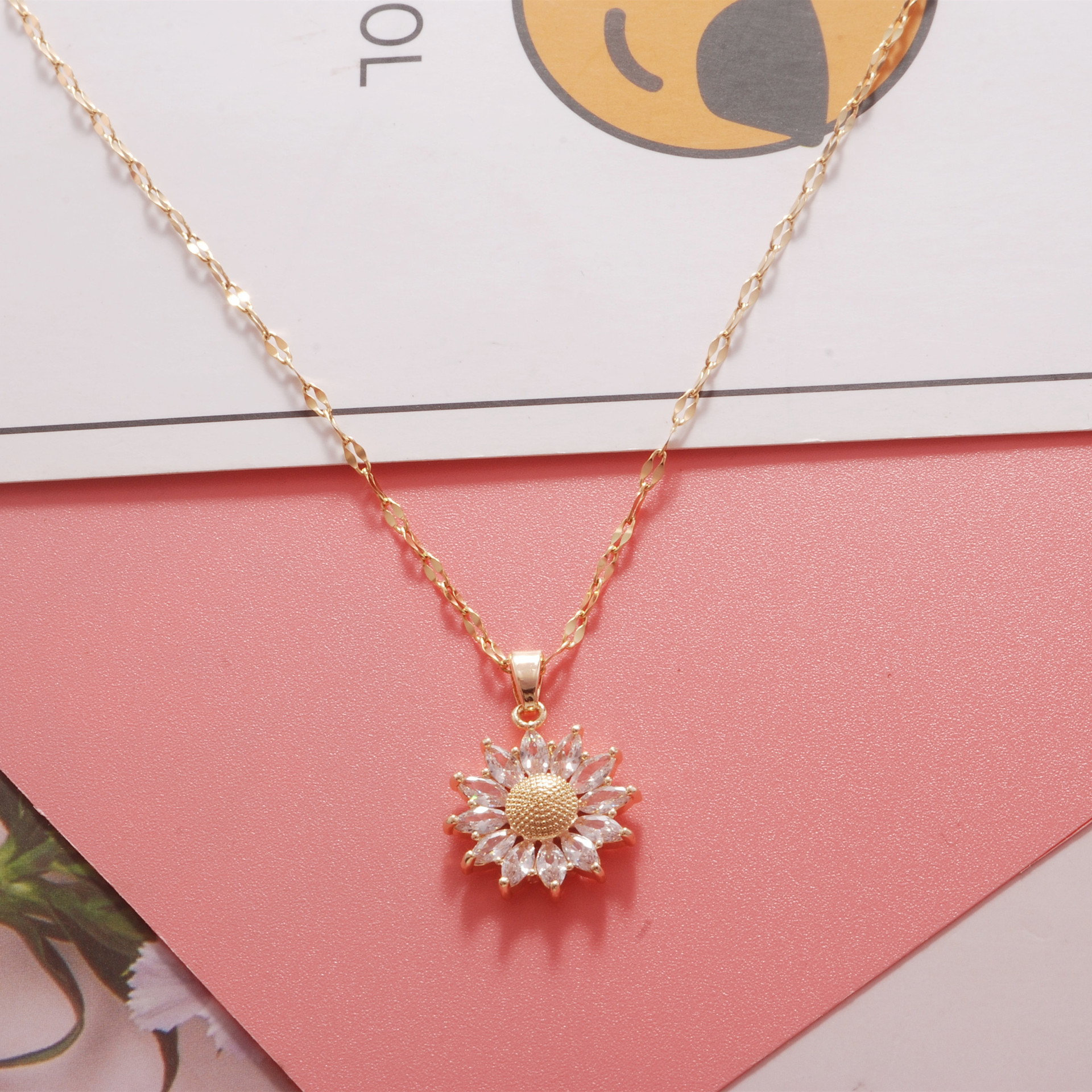 Brand necklace stainless steel