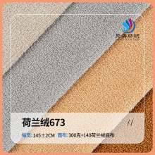 荷兰绒面料纯色加厚保暖绒布沙发靠垫家纺用料单面绒批发丽丝绒