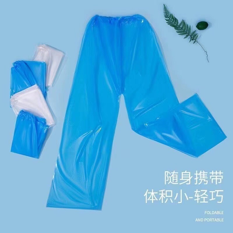 Wholesale Disposable Raincoats, Thickened for Adults and Children, Rainstorm-Proof Two-Piece Set, Outdoor Travel Rafting Rain Poncho and Rain Pants