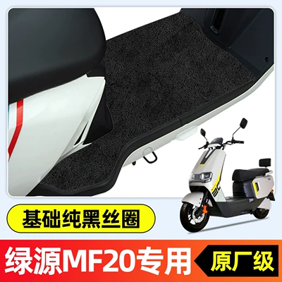 for Green Source F20/MF20: Electric vehicle foot mat - special-for-green-source-f20mf20single-layer-thickened-wire-looppure-blackd115