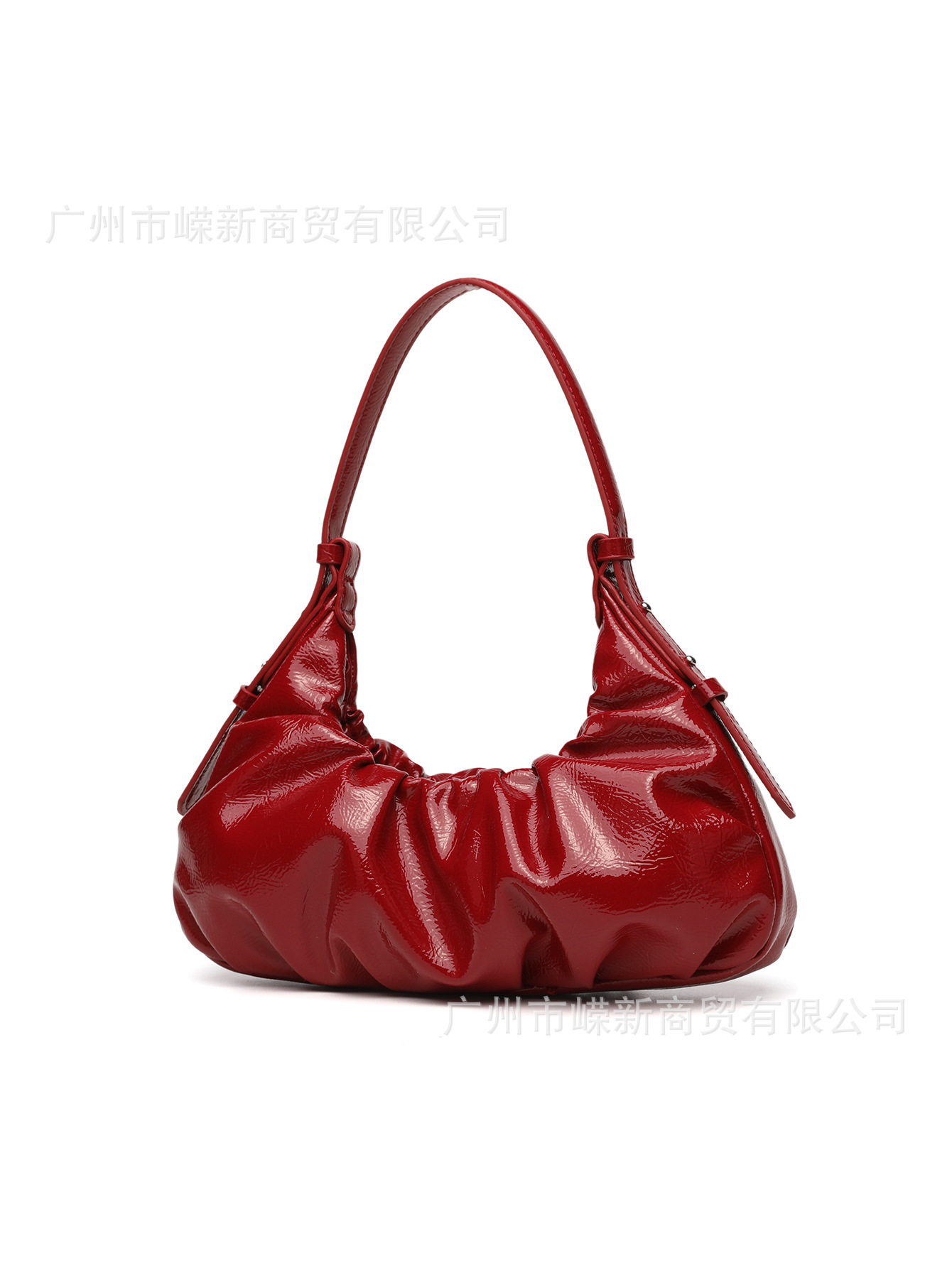 Z casa 2025 primavera y verano nuevo bolso de mujer rojo efecto rasgado plegado hombro brazo bolso de moda de viaje bolsas de bolsas