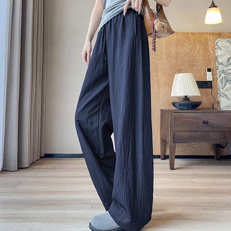Maternity Pants for Commuting, Old Money Style, Cotton Casual Wide-Leg Pants, 2026 Summer Thin and Cool, Drapey Yamamoto-Style Pants