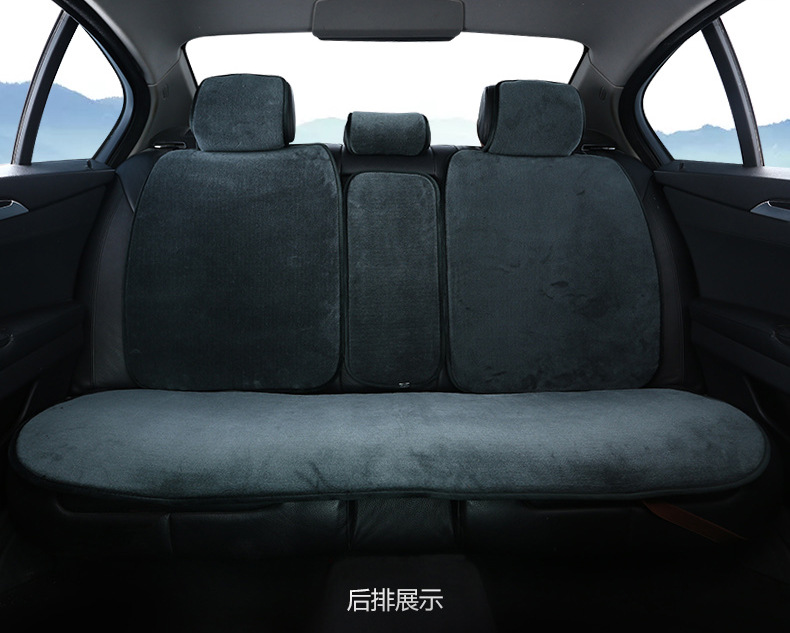 New car seat cushion winter plush short plush fully surrounded winter plush cushion seat cover imitation wool cashmere seat cushion