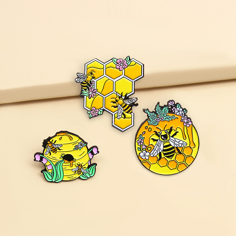 Enamel Design Retro Style Retro Pin Leaf Flower Alloy Enamel Unisex Brooches
