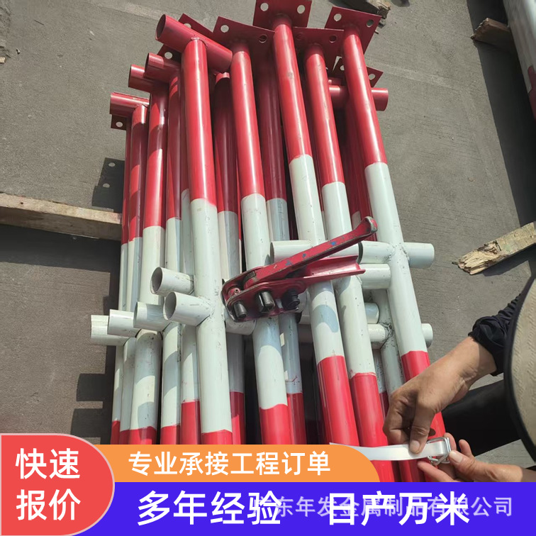 干字柱佛山楼梯扶手楼梯连接立柱圆管直接方通楼梯防护建筑专用