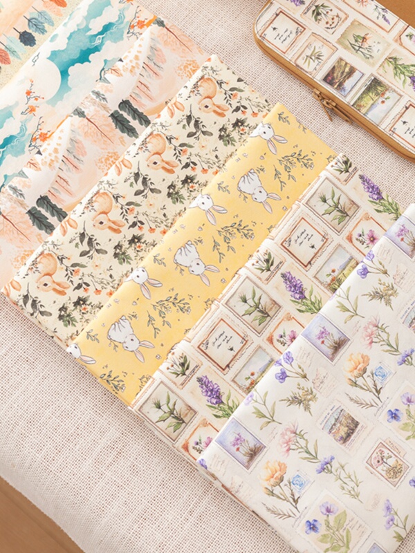 High-quality 8 oz printed fine canvas A24, handmade DIY fabric, material for making bags and pillows