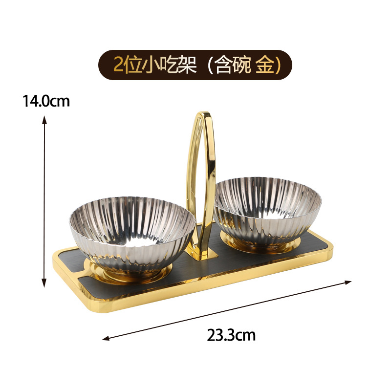 Cenizas doradas KTV suministros set de platos de frutas clube nocturno cenicero lujo ligero bar caja de toallas de fiesta de moda