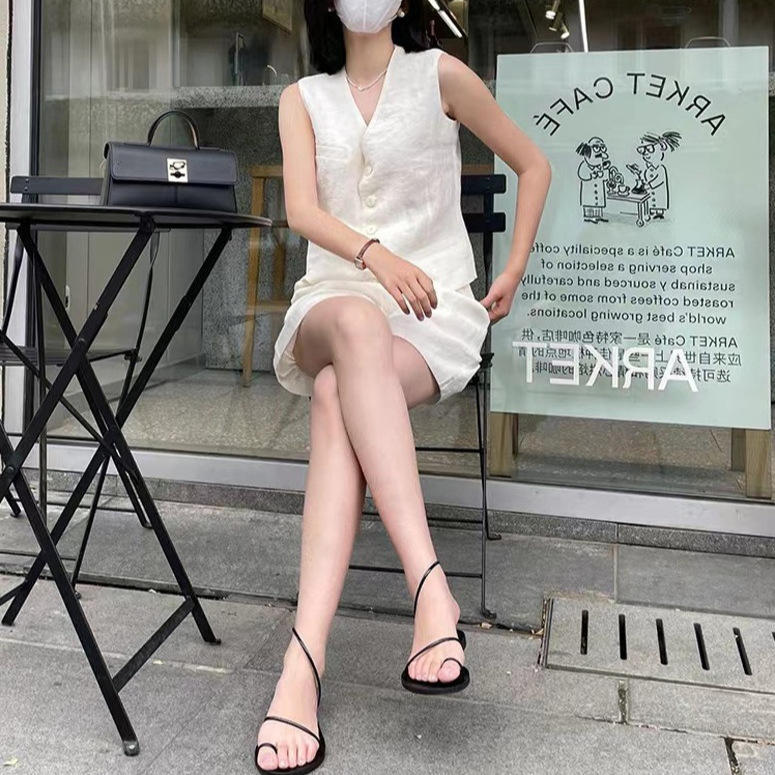 気品ファッション綿麻セット夏の新型高級感があります。|undefined