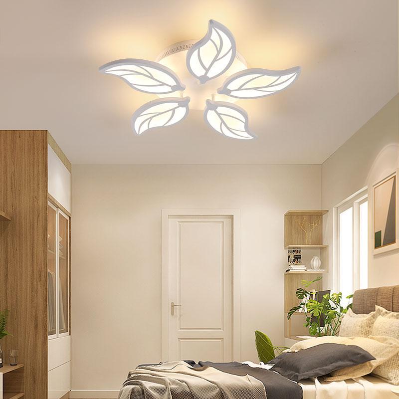 LED pétalo lámpara de techo moderno simple moda cálida sala de estar dormitorio comedor estudio lámpara de techo