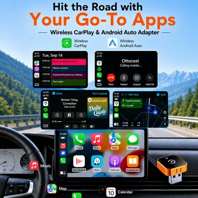 Auto Two-In-One Car – Simsiz CarPlay və Android Auto