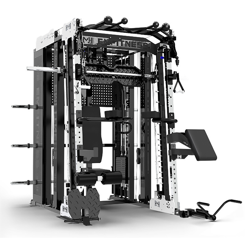 Máquina multifuncional Smith equipo de entrenamiento integral comercial conjunto de combinación casera sentadillas push backward pórtico de pájaros