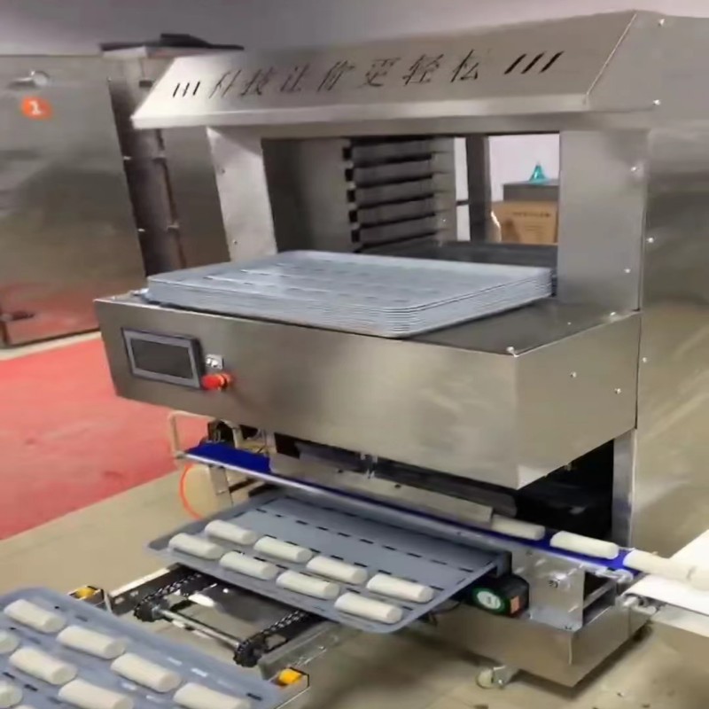 圆馒头生产线可上门安装调试全自动馒头摆盘机智能全套馒头流水线