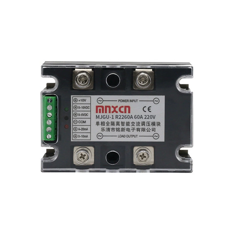 Mingxin MJGU-1 R2260 однофазный интеллектуальный регулятор давления mnxcn полная изоляция 60А однофазный твердотельный регулятор