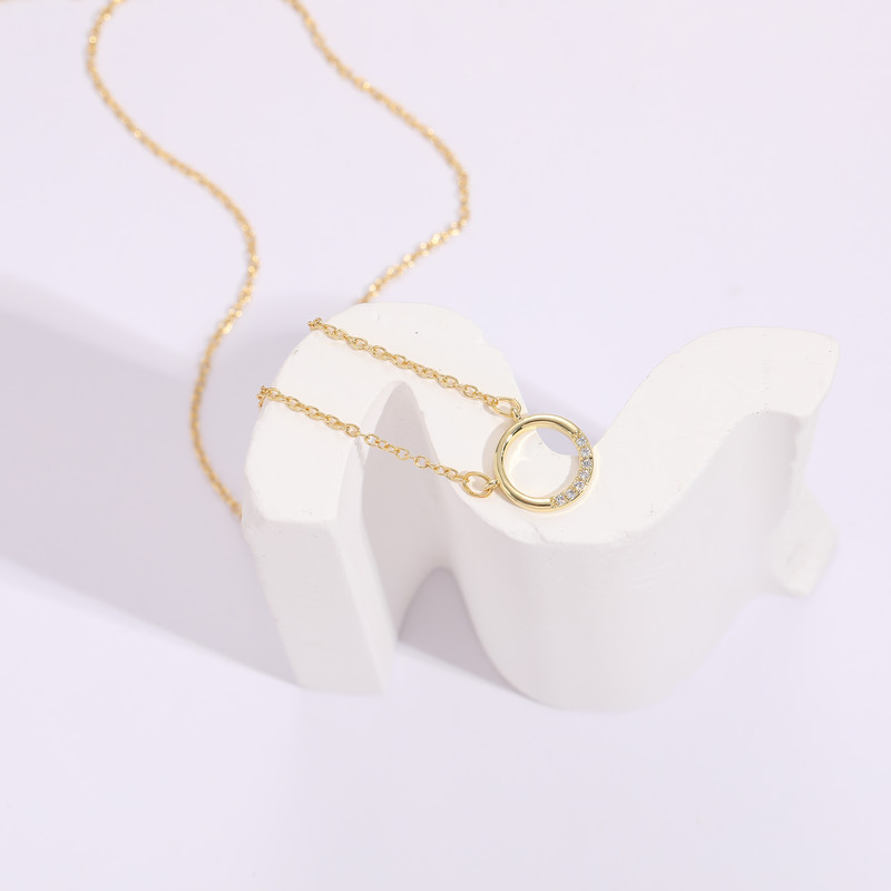 Simple Style Geometric Copper Necklace Metal Copper Necklaces