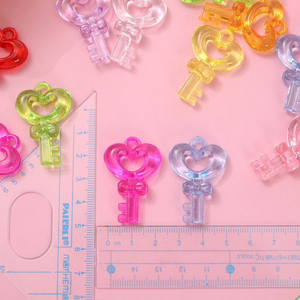 transparent pendant for keys