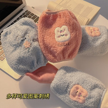 袖套女成人新款秋冬羽绒服专用套袖可爱工作干活耐磨防水防油护袖