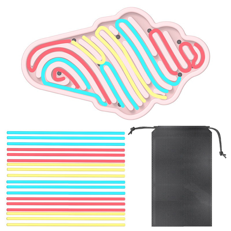 Amazon venta caliente silicona ecológica placa sensorial infantil forma de helado puzzle tablero de actividad ecológica libre de BPA