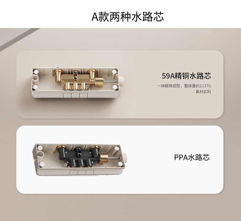 The same cream-style white children's shower head set as the big brand, pressurized headless shower, home shoulder shower, back shower and bathing undefined