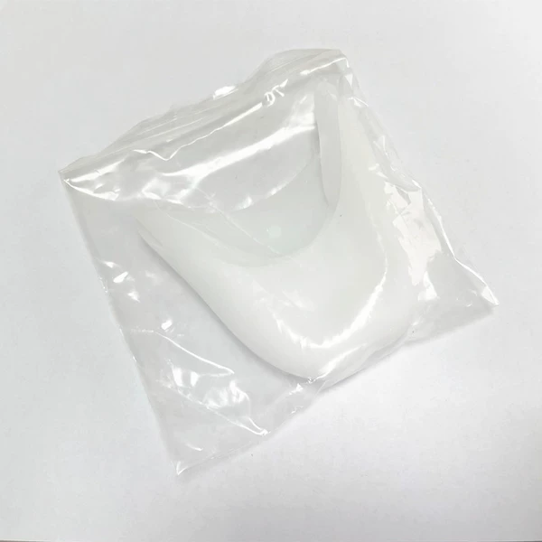 White non -perforated