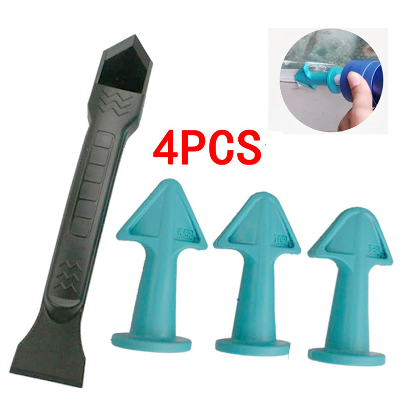 청록색 고무 노즐 + 검정색 스크레이퍼