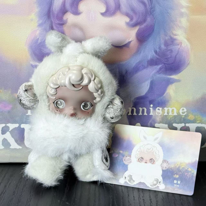SKULLPANDA光织园系列SP搪胶POPMART泡泡玛特毛绒公仔挂件盲盒|undefined