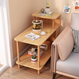 Living Room Sofa Side Table, Bedroom Bedside Small Table, Bedside Table, Simple Side Cabinet Corner Table, Movable Coffee Table Mini