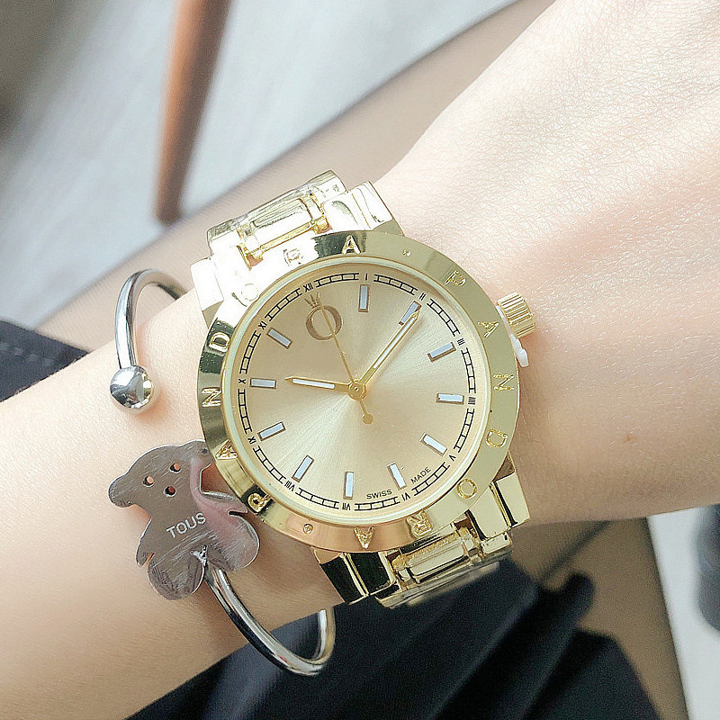 Yiwu Small Commodities City Watch Sports and Leisure Korean Style Elegant Women's Watch Gold Geneva Watch Watch Factory Price