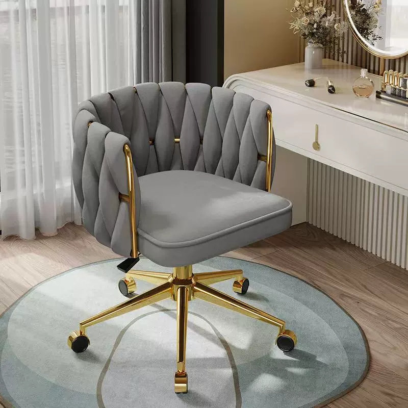 现代简约主播椅电脑椅卧室女生梳妆椅网红宿舍书房椅化妆椅子