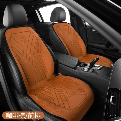 special car front and rear | Multi-function pad - coffee-brown-front-and-co-pilot-two-seats