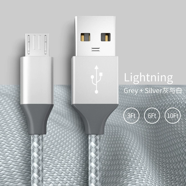 Silver gray woven