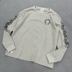 【毒家現物正確版】Chクロちゃん新型ワッフル馬蹄花腕プリント男女長袖tシャツ
