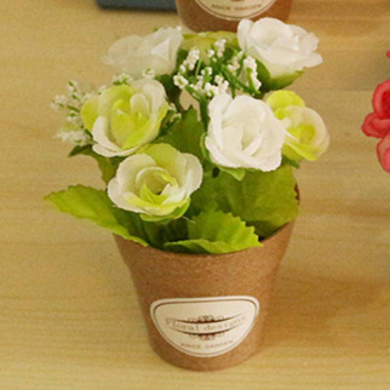 Mini plastic cup white