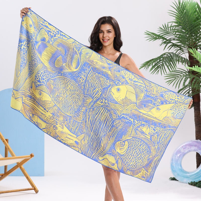 The Manufacturer Supports the Production of Patterned Waffle-Printed Bath Towels, Quick-Drying Beach Towels, Cross-Border Wholesale Sports Towels The Manufacturer Supports the Production of Patterned Waffle-Printed Bath Towels, Quick-Drying Beach Towels, Cross-Border Wholesale Sports Towels