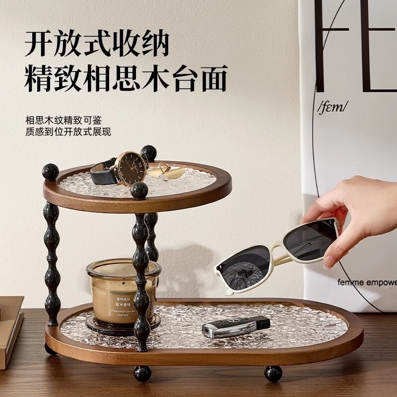 ins化妆品空瓶样板间玻璃乳液分装卫生间摆件北欧风浴室柜装饰品|undefined