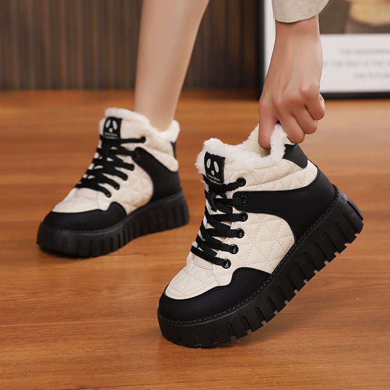 High footwear, winter sports warm shoes