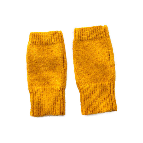 Half Finger Knitted Gloves for Autumn and Winter, Thick and Warm Touch Screen Gloves with Exposed Fingers, Writing Sleeve Gloves for Students, Women's Wrist Protection