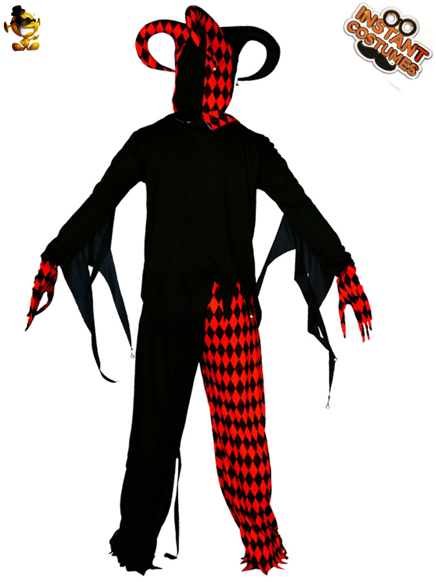 Halloween adulto hombres grandes horror película matando mal poker payaso juego de rol traje del partido