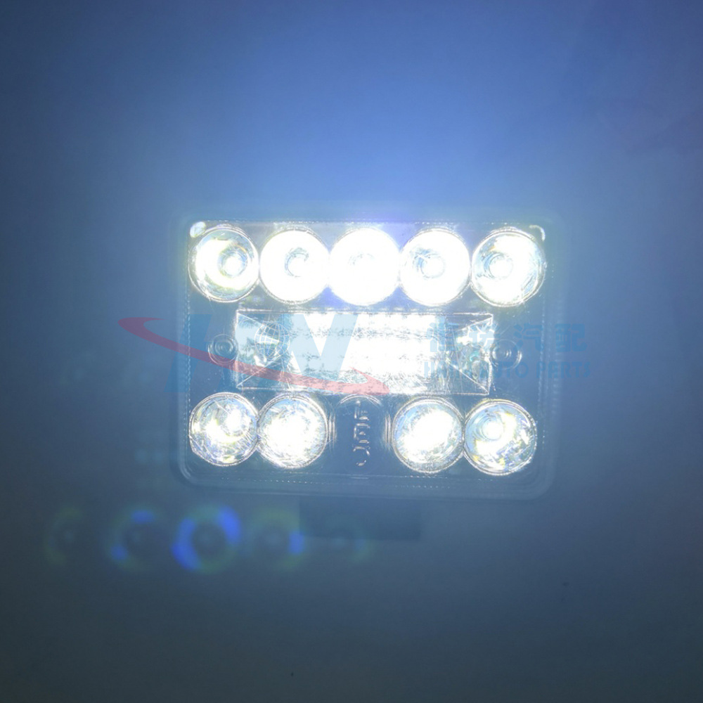 Coche LED luz de trabajo Super brillante luz del coche camión Luz de tres pulgadas 45W vehículo todoterreno foco revisión faro