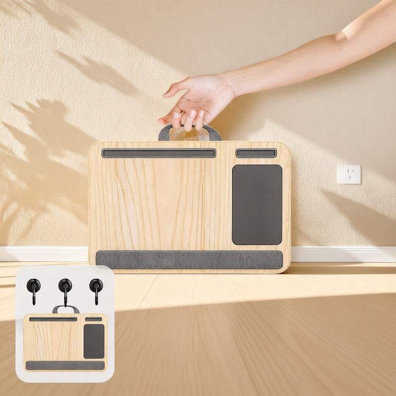 Laptop Table for Home Use, Lazy Person's Mdf Portable Lap Desk, Car Office Portable Bed Table Laptop Table for Home Use, Lazy Person's Mdf Portable Lap Desk, Car Office Portable Bed Table