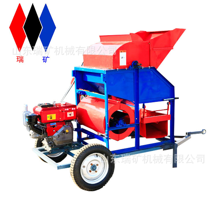 广东湛江打花生机400型花生果秧分离机摘长果机自动装袋干湿两用