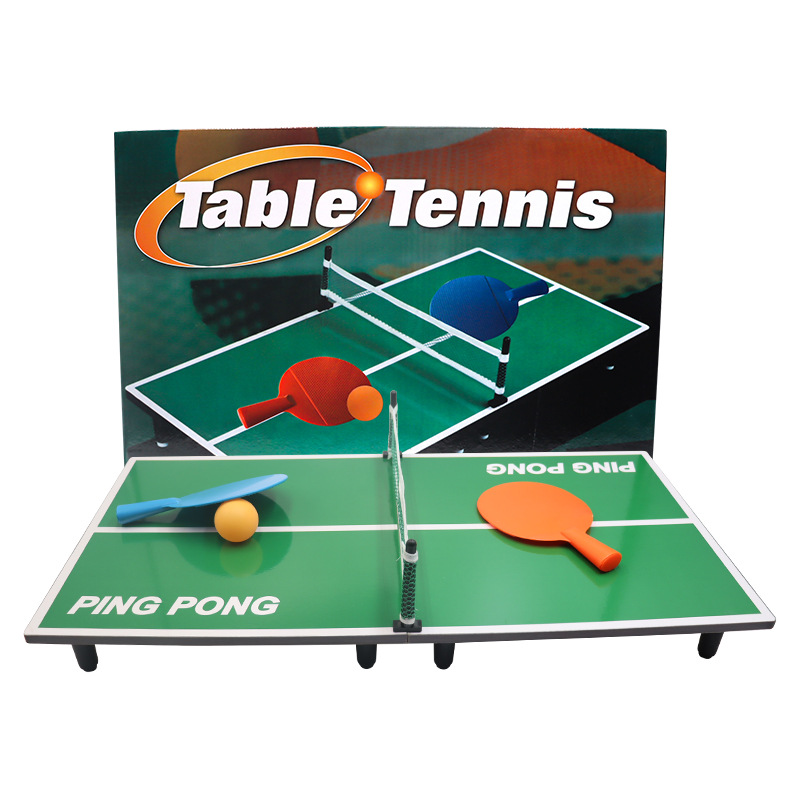 Fábrica al por mayor interior Mini Mesa de tenis de mesa juego de escritorio entre padres e hijos entretenimiento competitivo plegable mesa de tenis de mesa