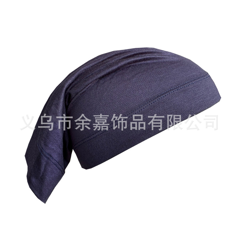 莫代尔单色马来西亚筒帽打底帽丝光棉男女式阿拉伯围脖小帽民族风|undefined