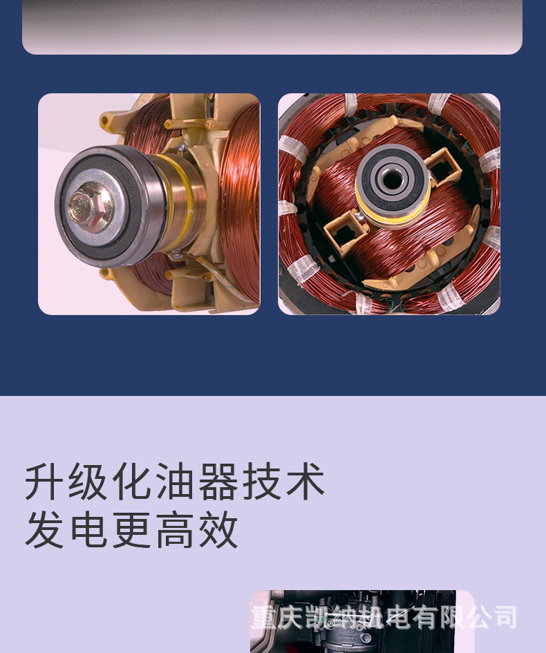 Gasoline generator large oil tank 8/10KW small household 220V/380 single three-phase household industrial generator set