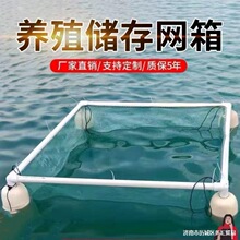 养殖成品大型暂养养鱼网箱水库养殖蟹水产隔离渔虾鱼苗储存鱼网小