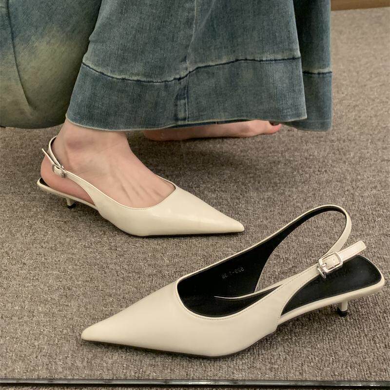 Stylish Niche Leopard Print High Heels 2026 Spring/Summer Trendy Retro Elegant Ankle Strap Stiletto Pointed Toe Open-Back Sandals
