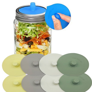 Mason Cup Fermentation Lid Silicone Fermentation Lid Wide Mouth Sealed Lid Mason Jar Pickle Lid Silicone Preservation Lid for Bottle