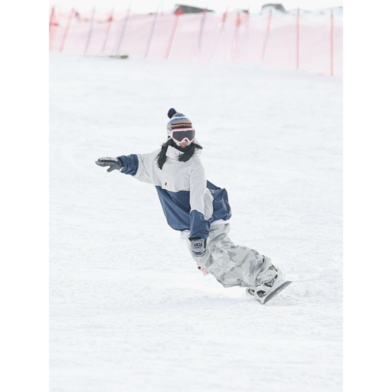 Camouflage Ski Suit New Snow Jacket and Snow Pants for Women and Men Fleece-Lined Couple Jacket Single Board Double Board Waterproof Equipment