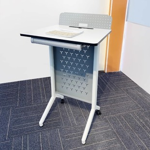 Office furniture podium school teacher reception table Yingbin host podium consulting platform podium movement