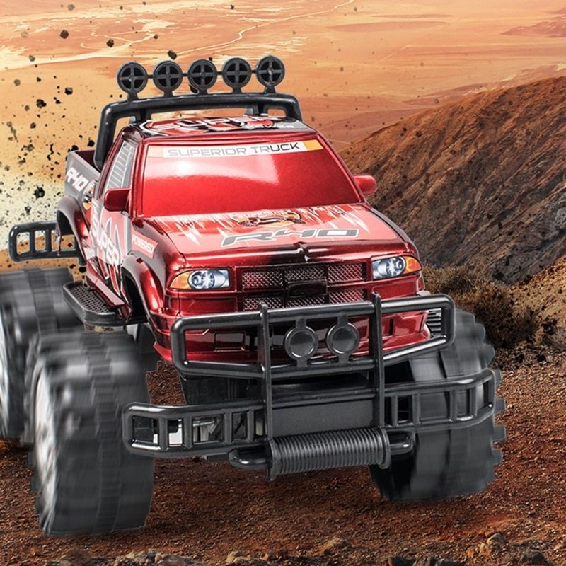Toy large off-road pickup truck trailer Bigfoot inertia simulation toy car model four-wheel drive off-road vehicle